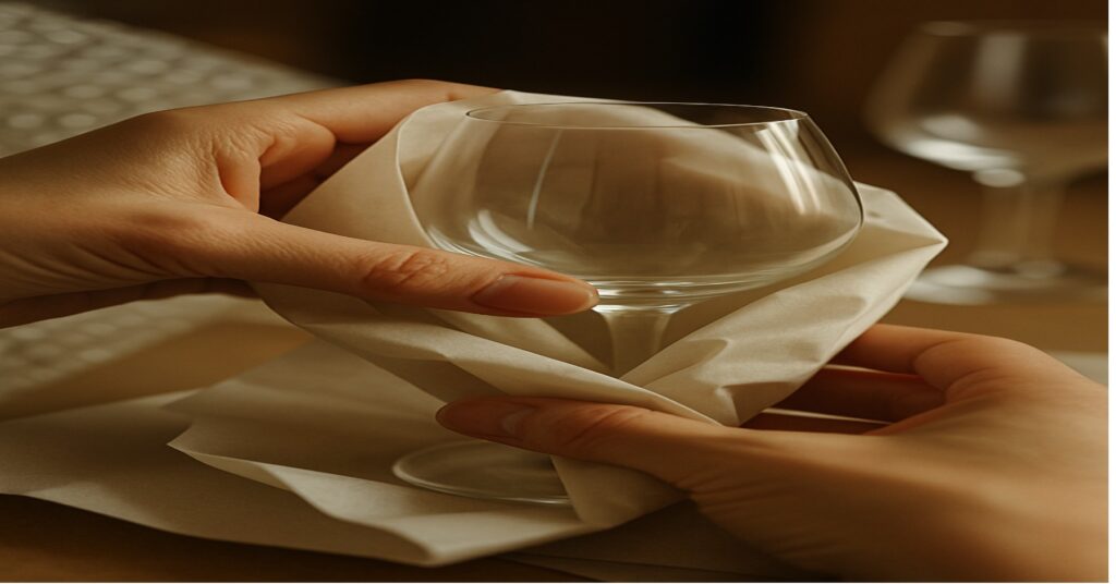 packing materials for glassware