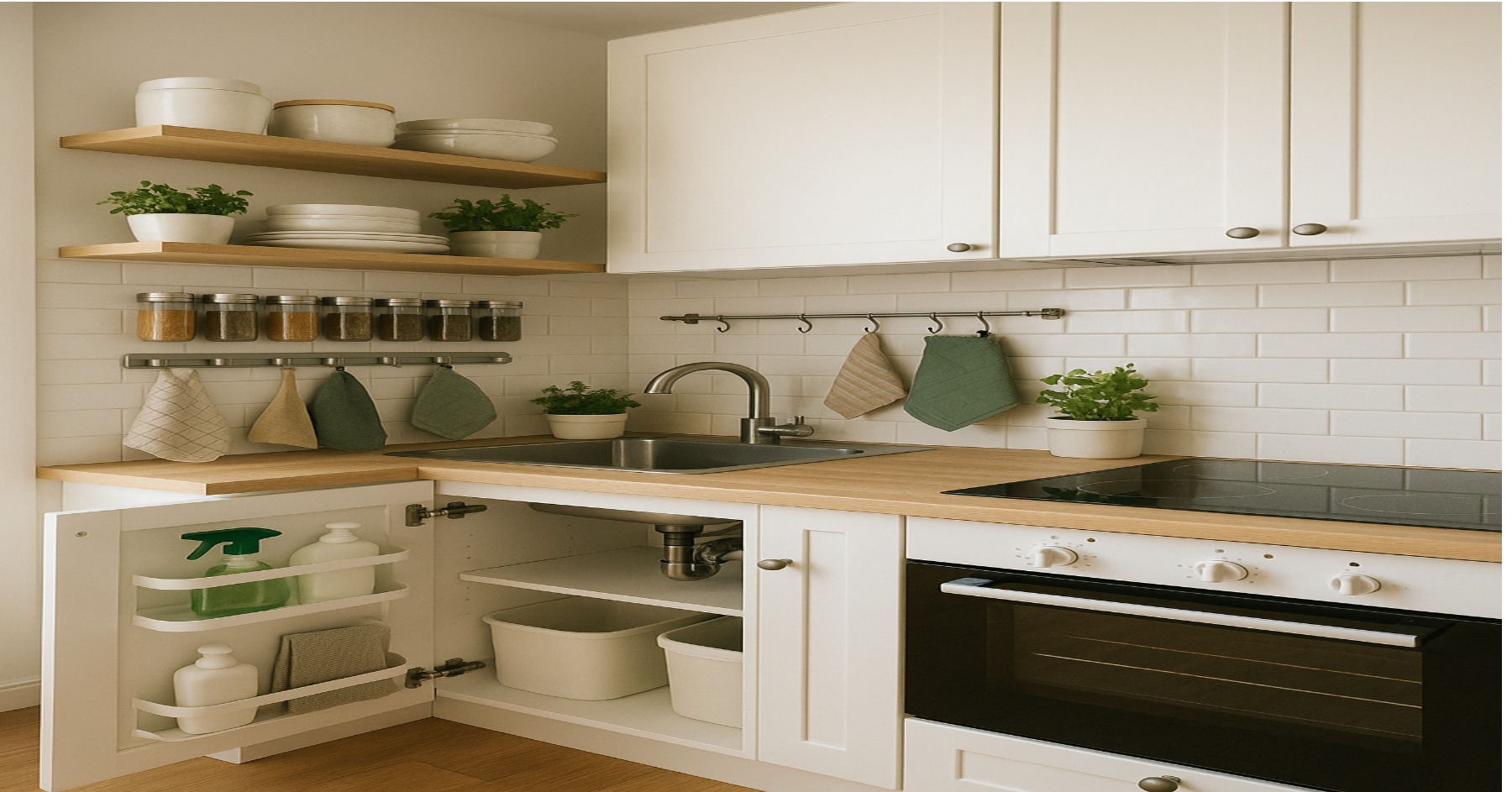 space saving kitchen hacks