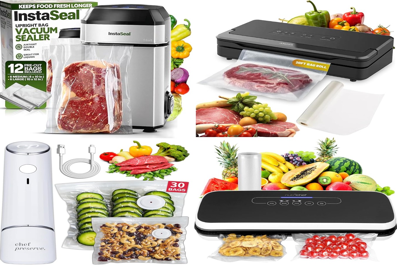 vacuum sealed food storage container