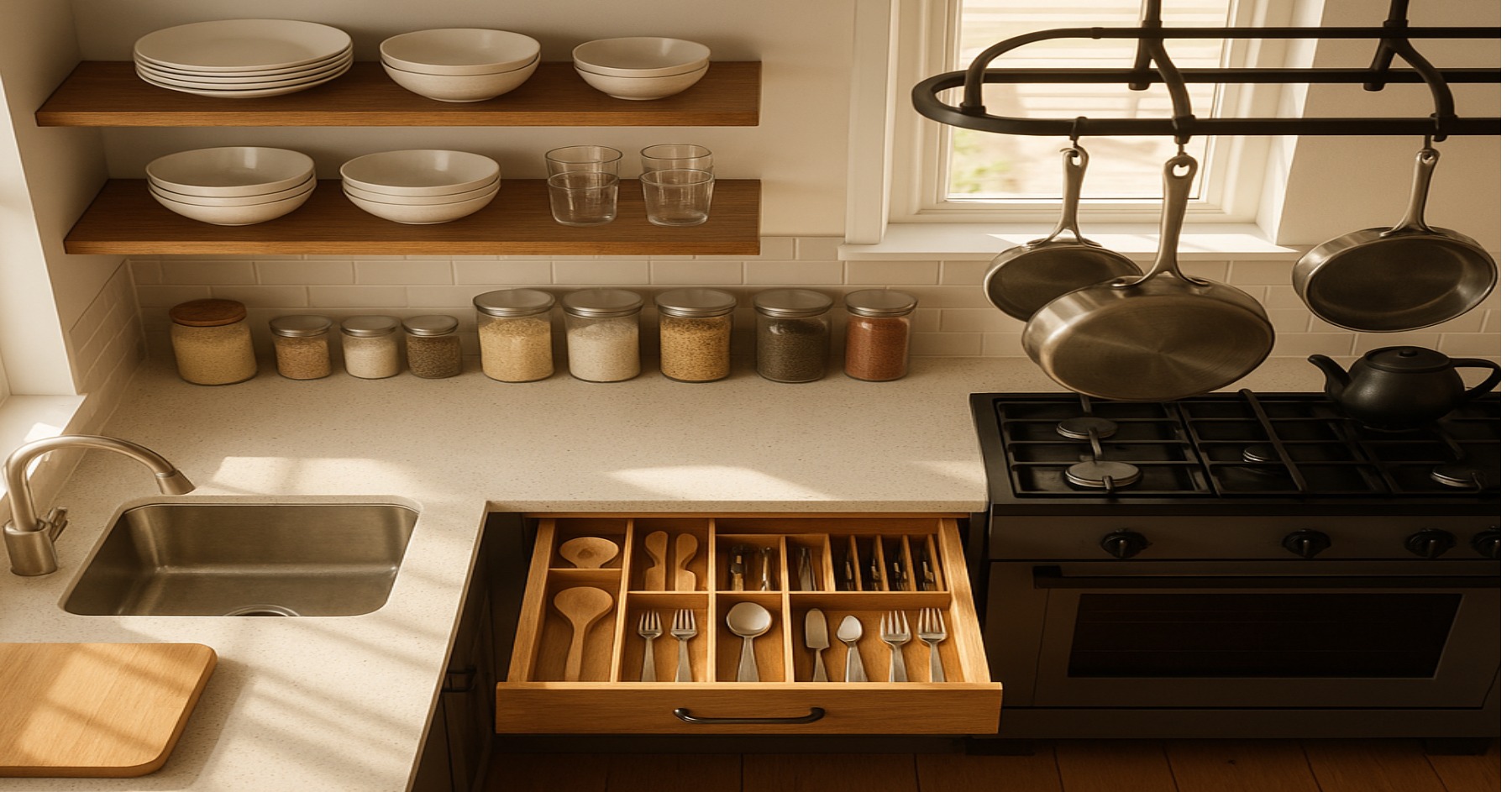 Kitchen storage bins