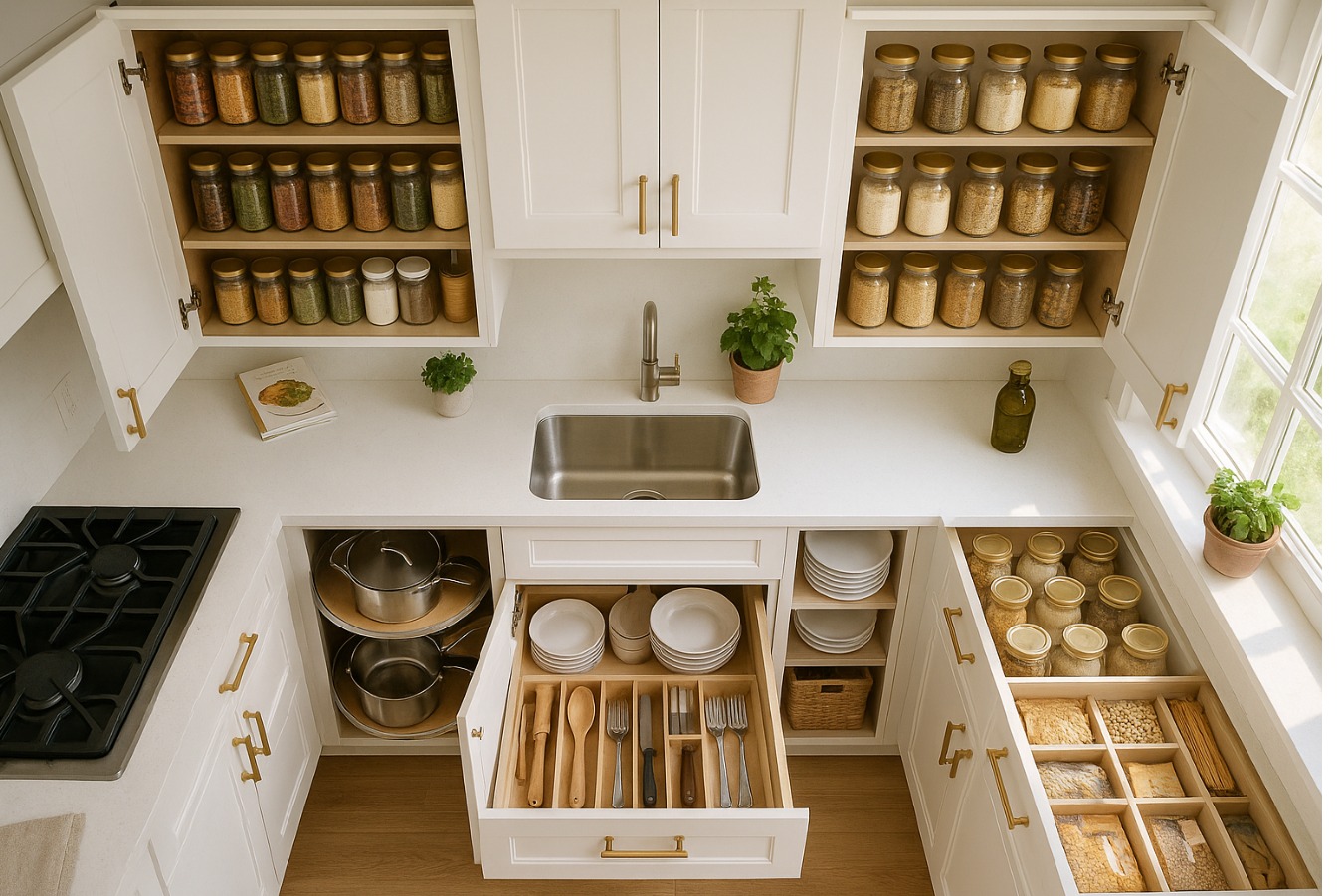 Organize kitchen storage